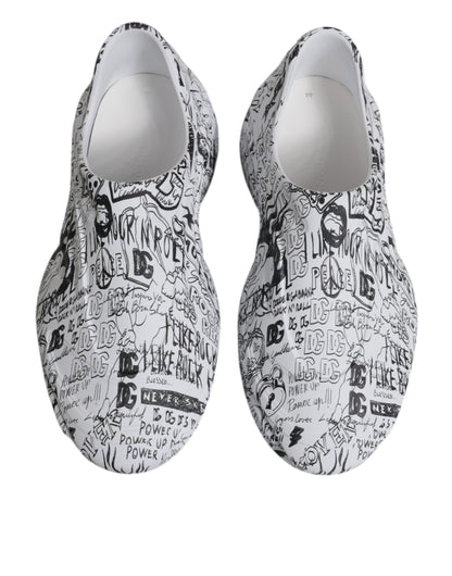 Zapatillas Dolce & Gabbana Daymaster con grafiti blanco y negro