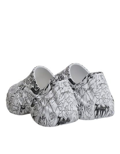Zapatillas Dolce & Gabbana Daymaster con grafiti blanco y negro