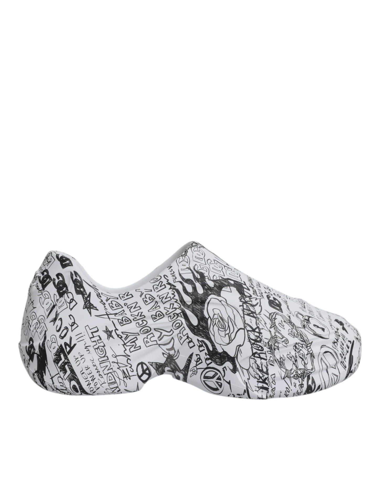 Zapatillas Dolce & Gabbana Daymaster con grafiti blanco y negro