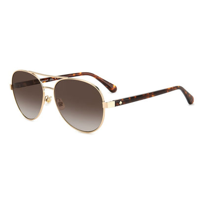 Gafas de sol Kate Spade de metal dorado