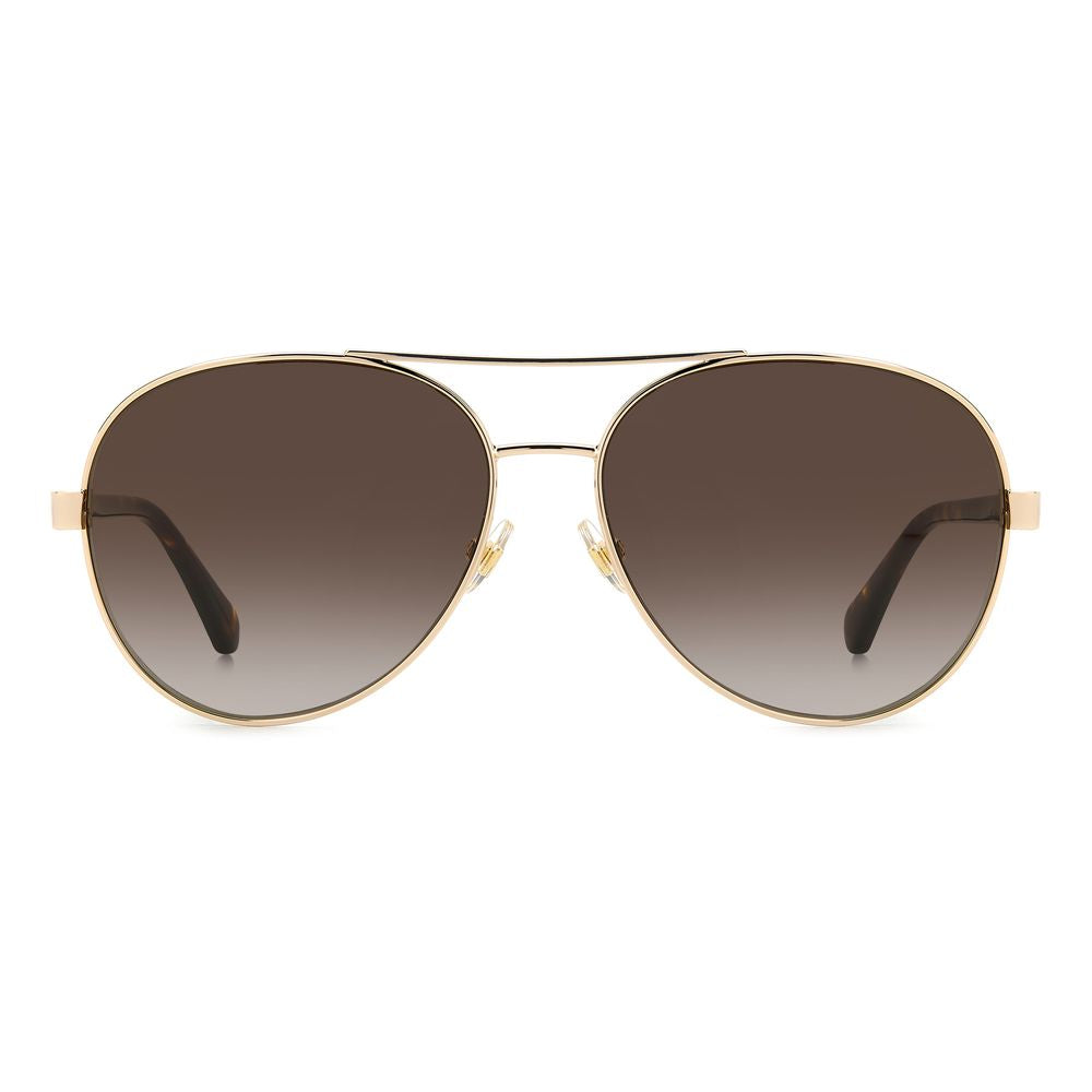 Gafas de sol Kate Spade de metal dorado