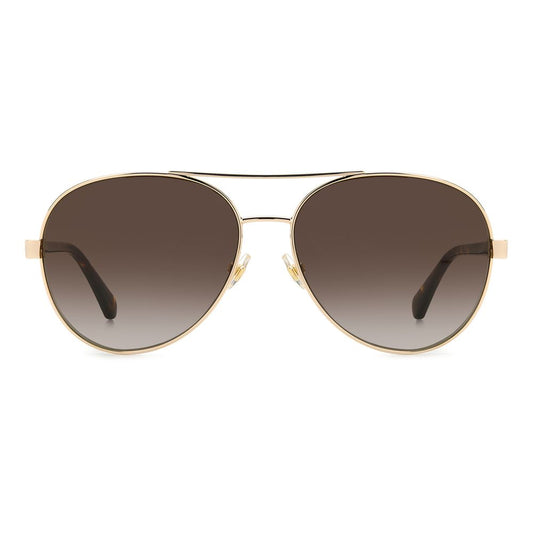 Gafas de sol Kate Spade de metal dorado