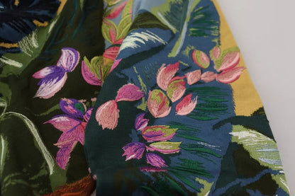 Suéter con logotipo de Dolce & Gabbana Jungle de lana y seda