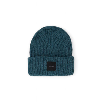 Gorra de cuero de alpaca verde Calvin Klein (gorra de béisbol)