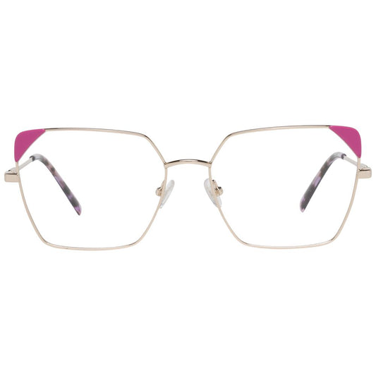 Gafas Emilio Pucci de Metal Oro Rosa y Plástico (Monturas)