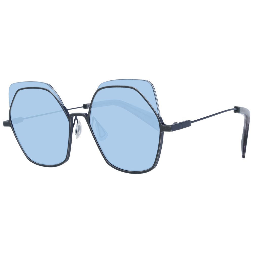 Gafas de sol Yohji Yamamoto de metal y plástico grises