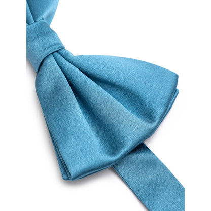 Pajarita de seda azul Dolce & Gabbana