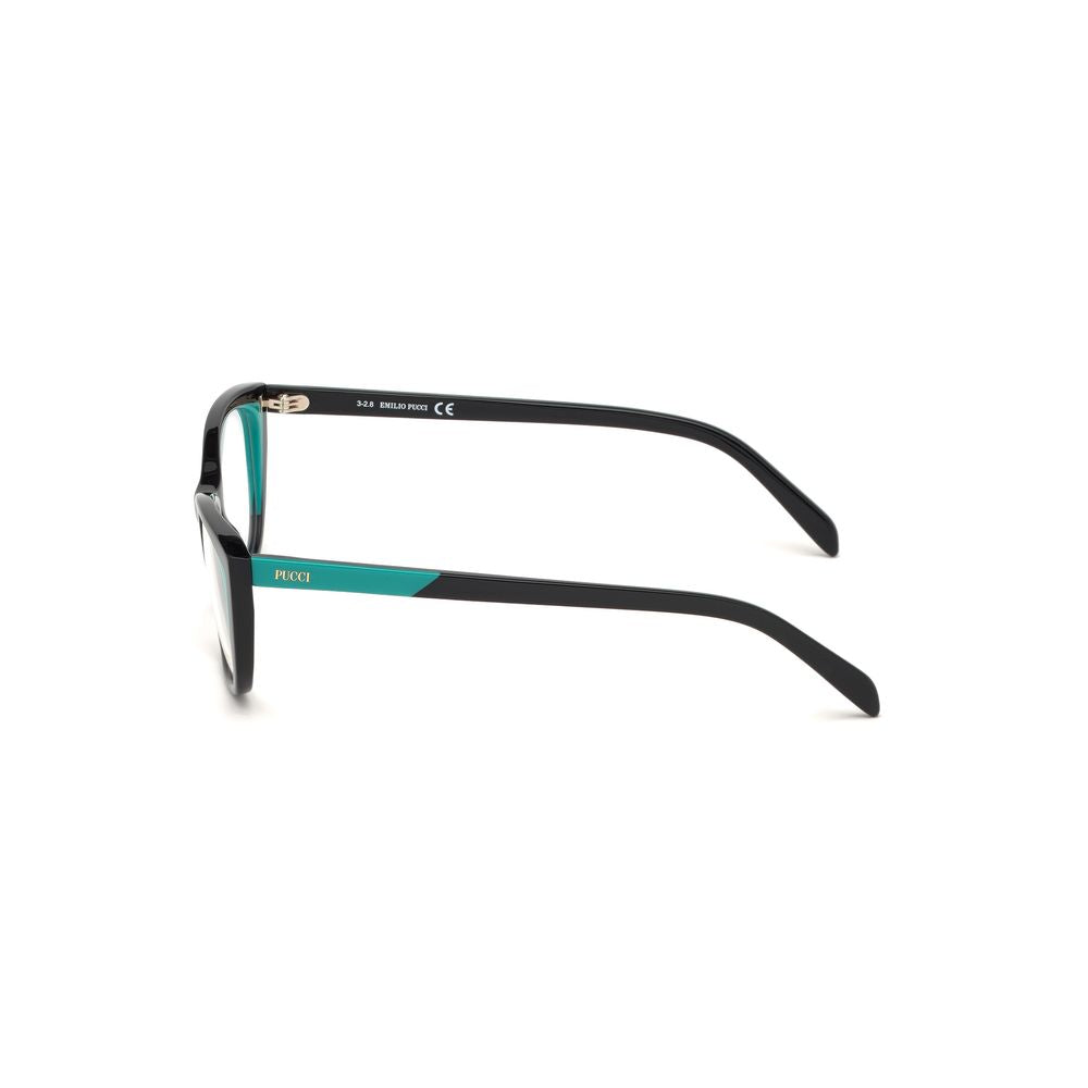 Gafas de acetato negro Emilio Pucci (montura)