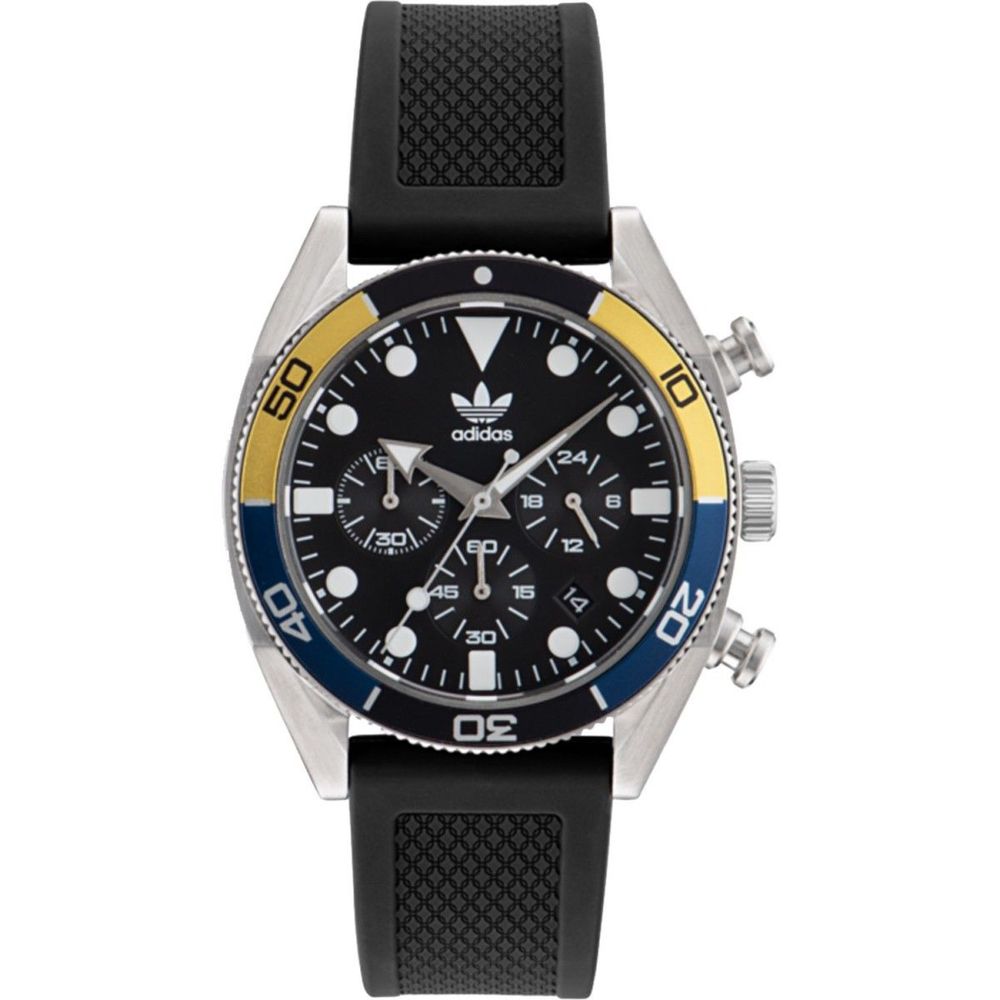 Reloj deportivo sintético negro Adidas