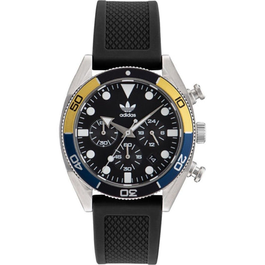 Reloj deportivo sintético negro Adidas
