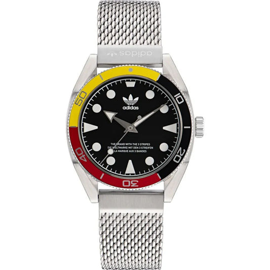 Reloj deportivo Adidas gris de acero inoxidable