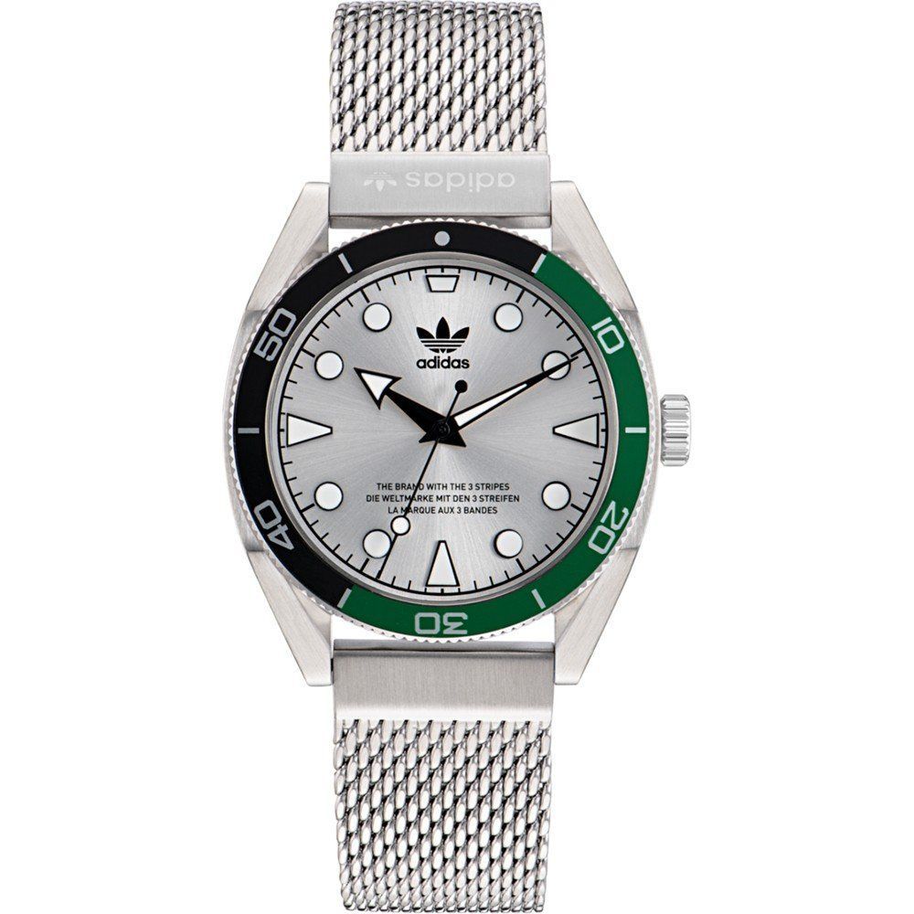 Reloj de vestir Adidas de acero inoxidable gris