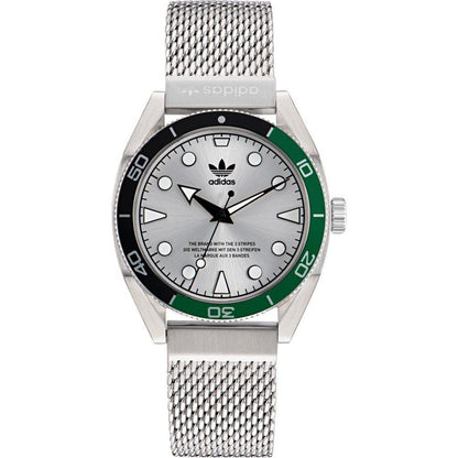 Reloj de vestir Adidas de acero inoxidable gris