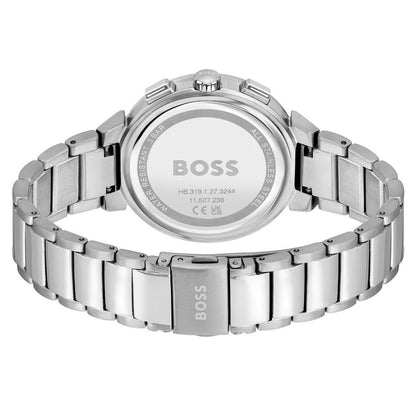 Reloj de vestir de acero inoxidable plateado Hugo Boss