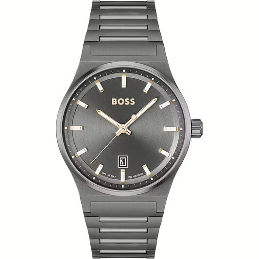 Reloj de vestir Hugo Boss gris de acero inoxidable