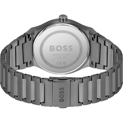 Reloj de vestir Hugo Boss gris de acero inoxidable