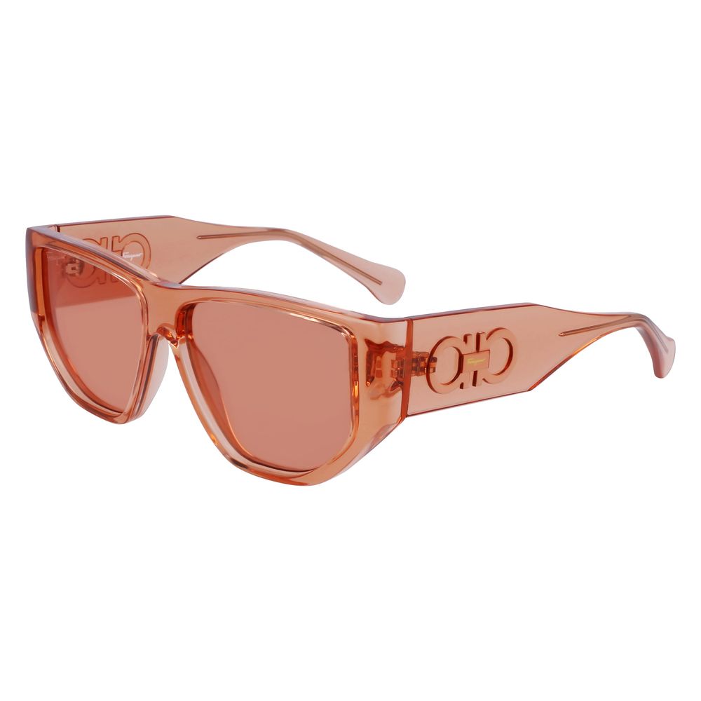 Gafas de sol Ferragamo naranjas inyectadas