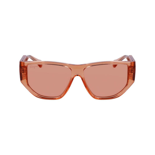 Gafas de sol Ferragamo naranjas inyectadas