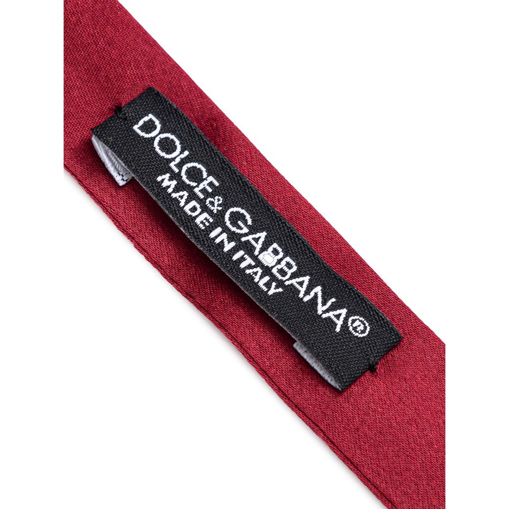 Pajarita de seda roja de Dolce & Gabbana