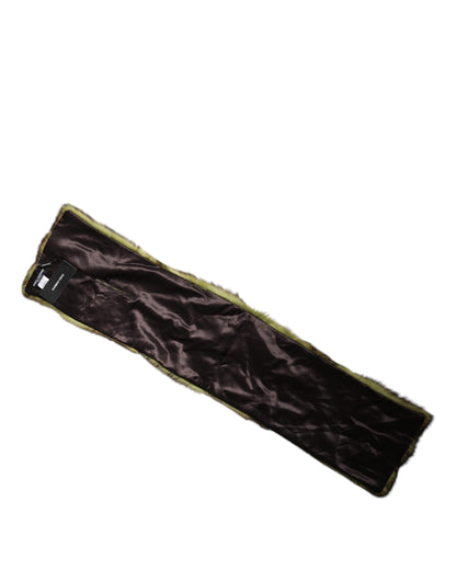 Dolce & Gabbana Chal multicolor de piel, cuello para envolver, cubre cuello, bufanda