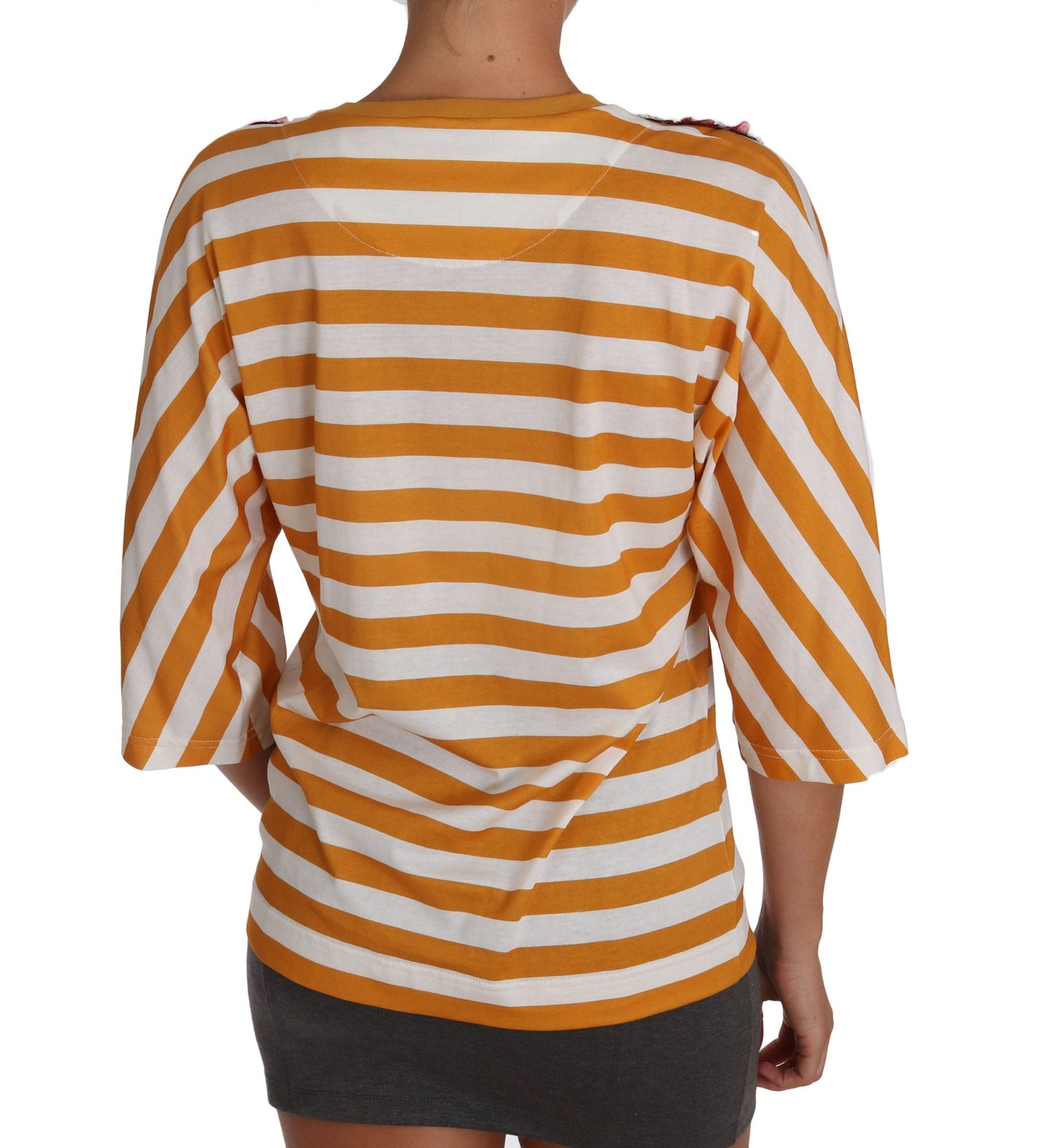 Camiseta Dolce & Gabbana Blanca Naranja FIRENZE