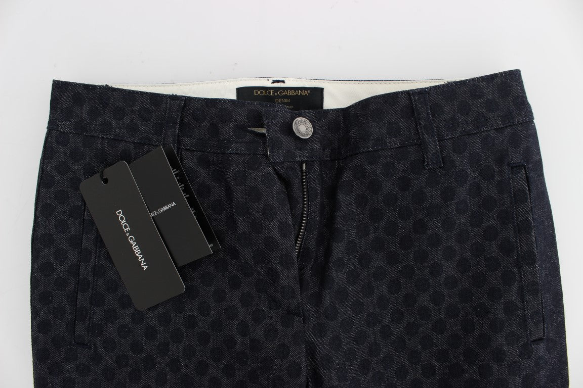 Vaqueros capri ajustados de lunares de Dolce & Gabbana