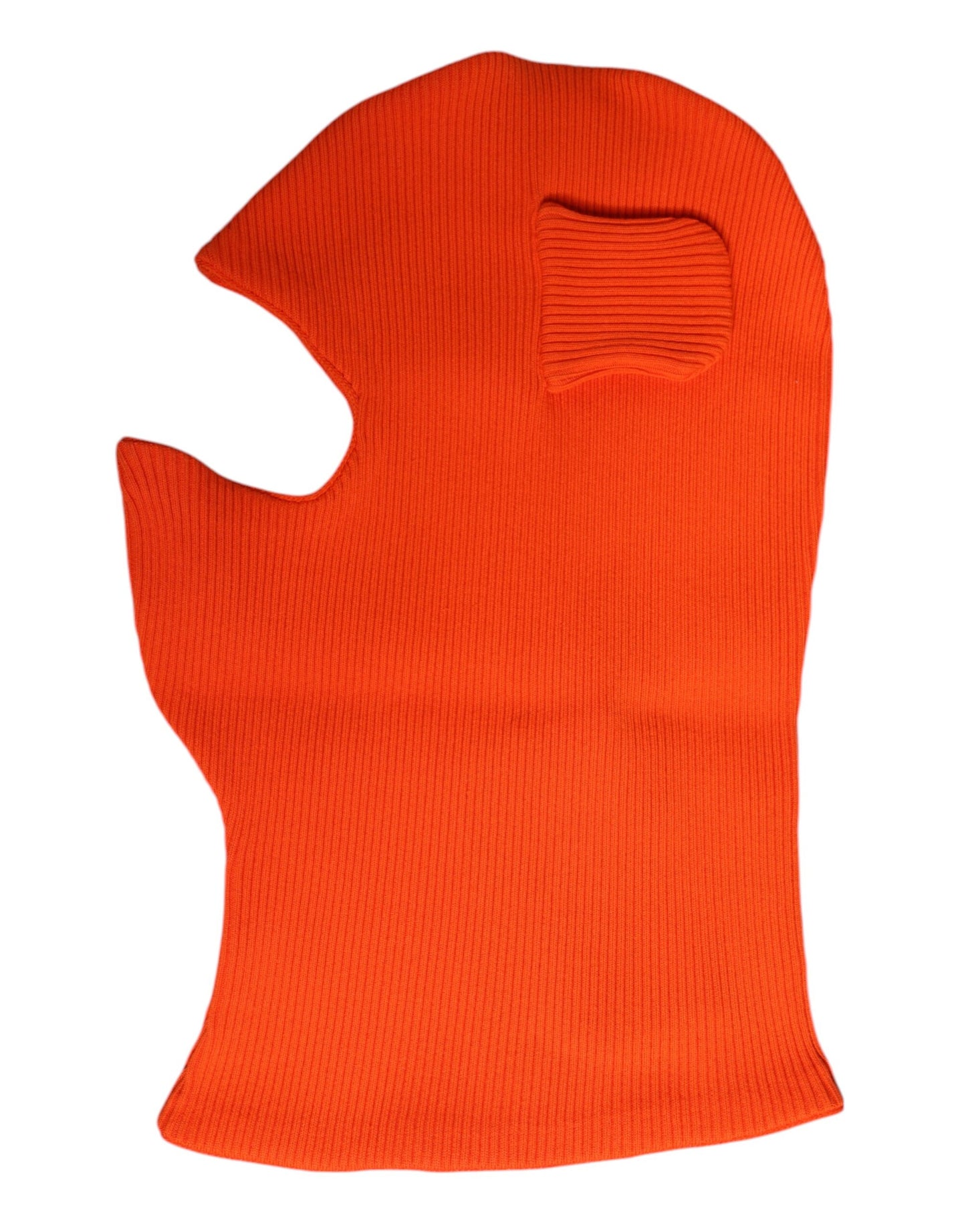 Gorro pasamontañas Dolce & Gabbana de algodón naranja con ajuste completo para la cabeza