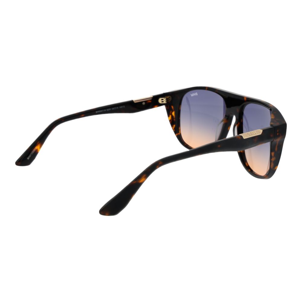 Gafas de sol de acetato marrón BMW