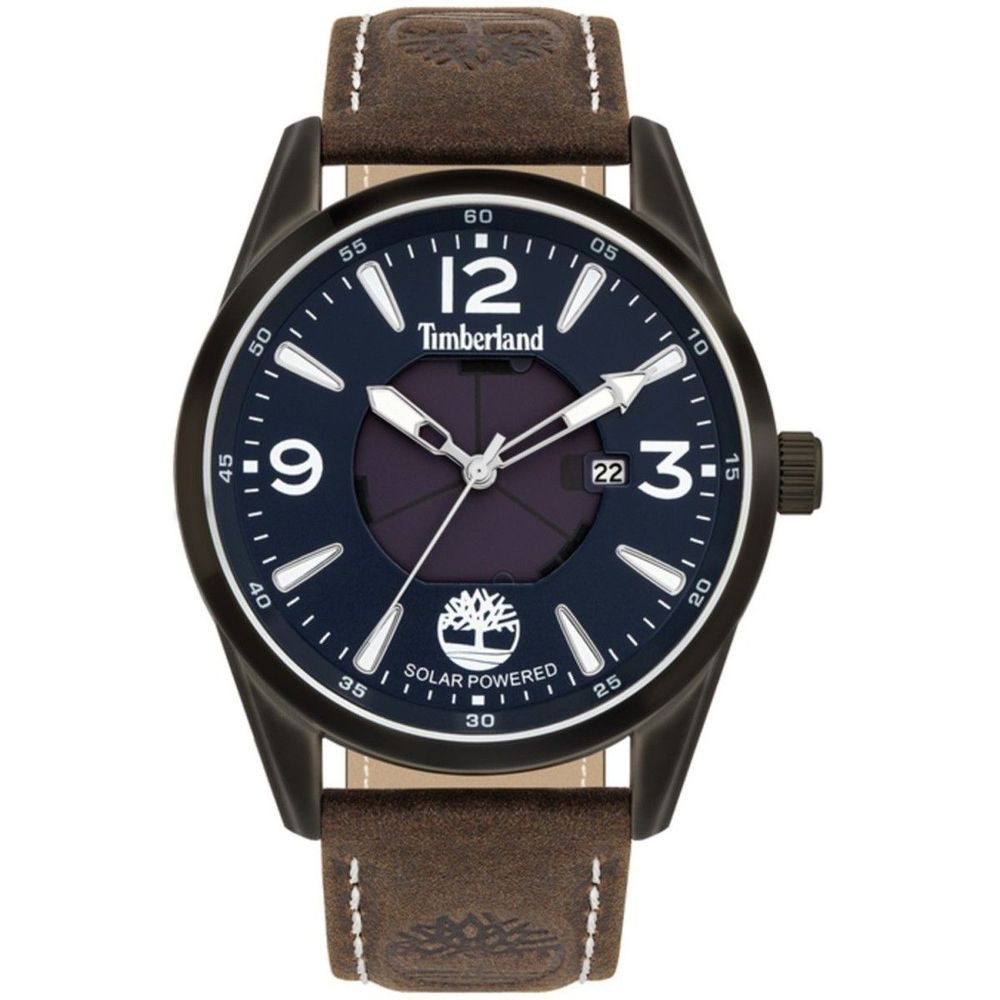 Reloj de vestir Timberland de cuero marrón