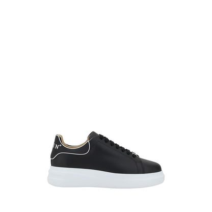 Zapatillas bajas Philipp Plein de piel de becerro negra Bos Taurus