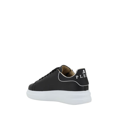 Zapatillas bajas Philipp Plein de piel de becerro negra Bos Taurus