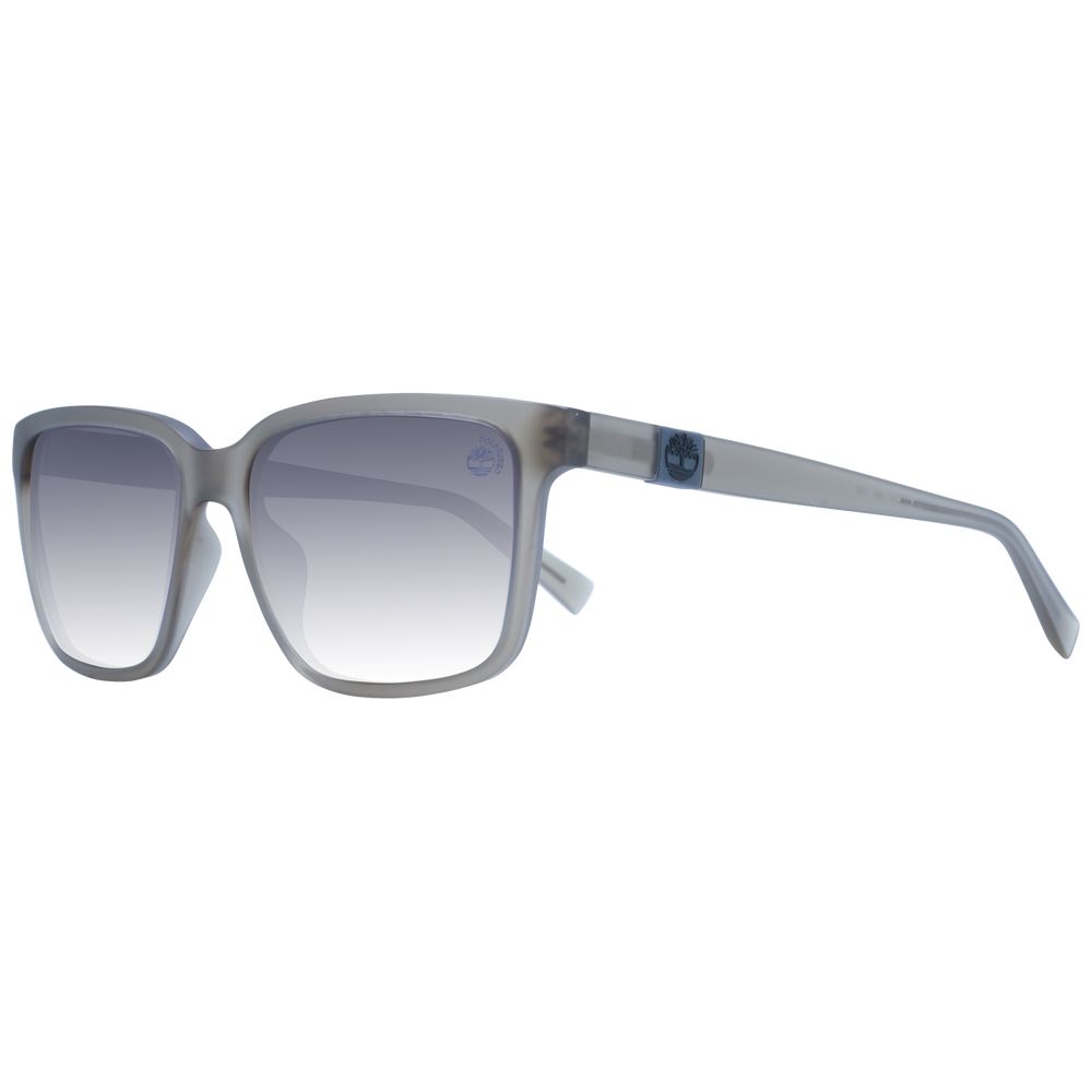 Lunettes de soleil Timberland en plastique gris
