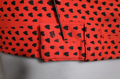 Dolce & Gabbana Red Hearts Cargo Jogger Pantalones de chándal para hombre