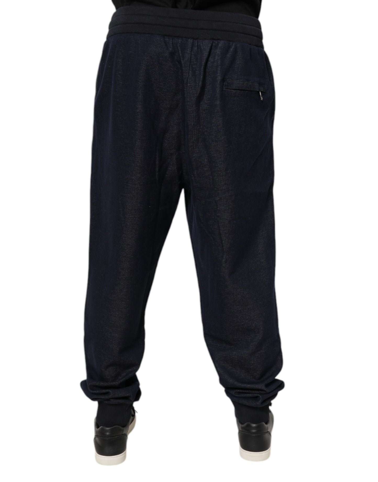 Pantalones de chándal Dolce & Gabbana negros de jacquard para hombre