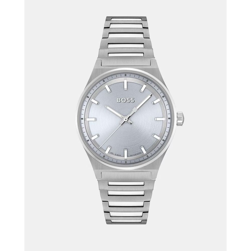 Reloj de vestir Hugo Boss de acero inoxidable plateado
