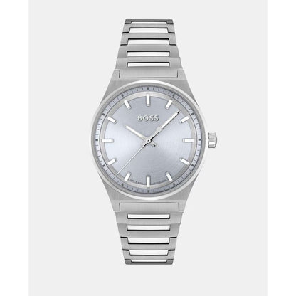 Reloj de vestir Hugo Boss de acero inoxidable plateado