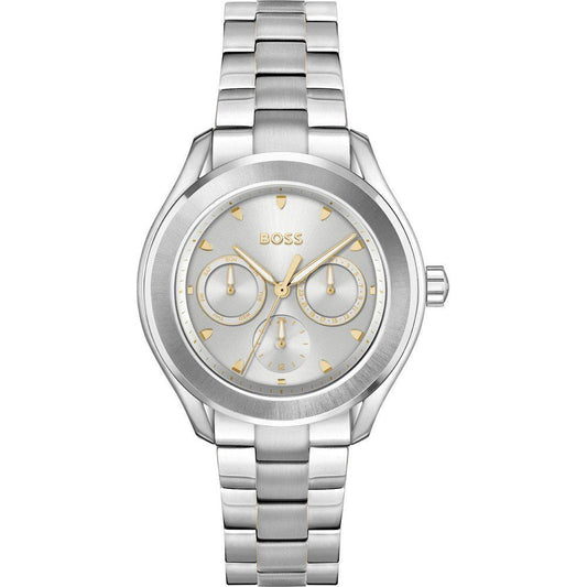 Reloj de vestir Hugo Boss de acero inoxidable plateado