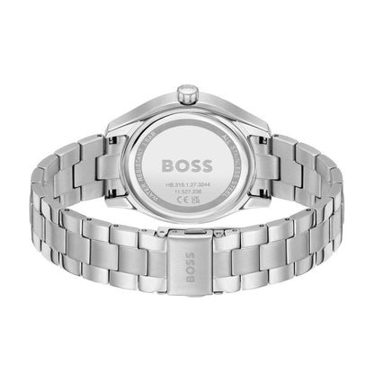Reloj de vestir Hugo Boss de acero inoxidable plateado