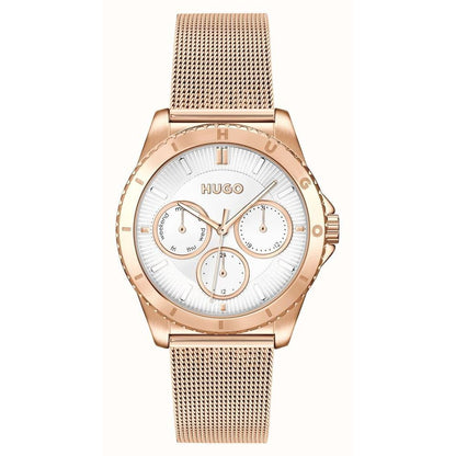 Reloj de vestir Hugo Boss de acero inoxidable dorado