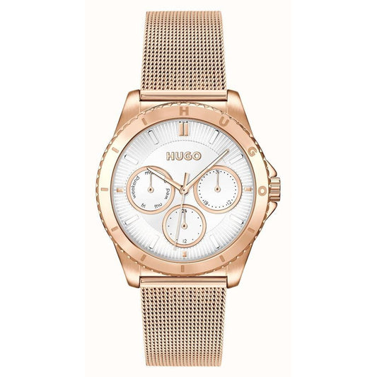 Reloj de vestir Hugo Boss de acero inoxidable dorado
