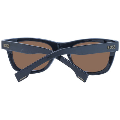 Gafas de sol de propionato de celulosa ecológicas negras de Hugo Boss