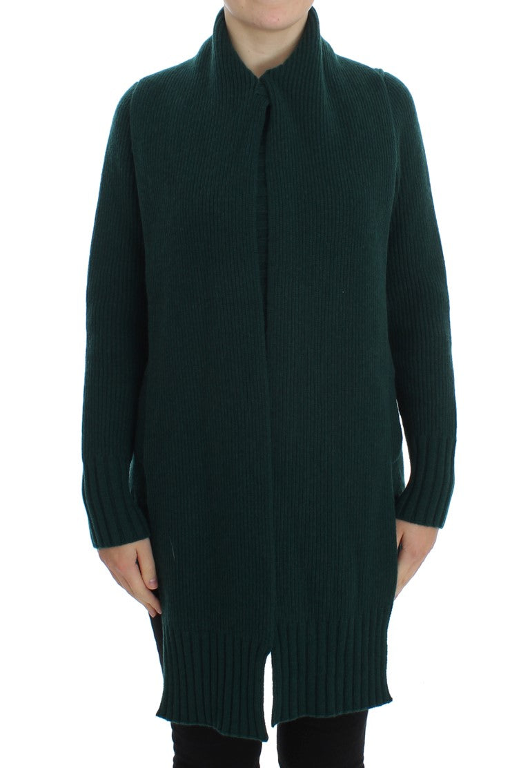 Cárdigan de cachemira de punto verde de Dolce & Gabbana