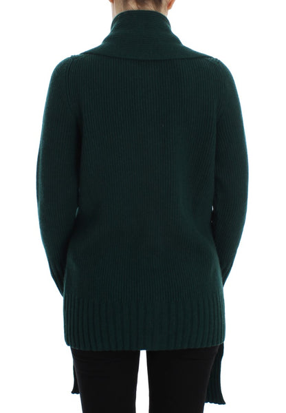 Cárdigan de cachemira de punto verde de Dolce & Gabbana
