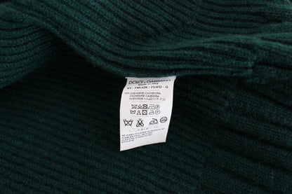 Cárdigan de cachemira de punto verde de Dolce & Gabbana