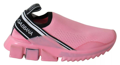 Zapatillas informales bajas Dolce & Gabbana Sorrento rosas sin cordones