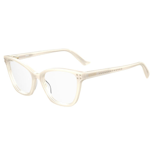 Gafas (monturas) Moschino de acetato color crema