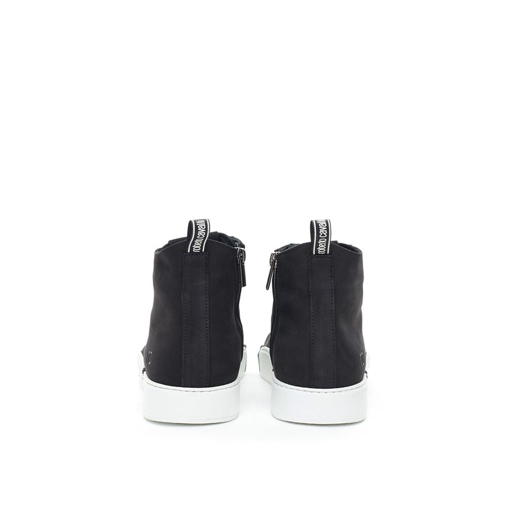 Zapatillas Altas Roberto Cavalli de Cuero de Ante Negro