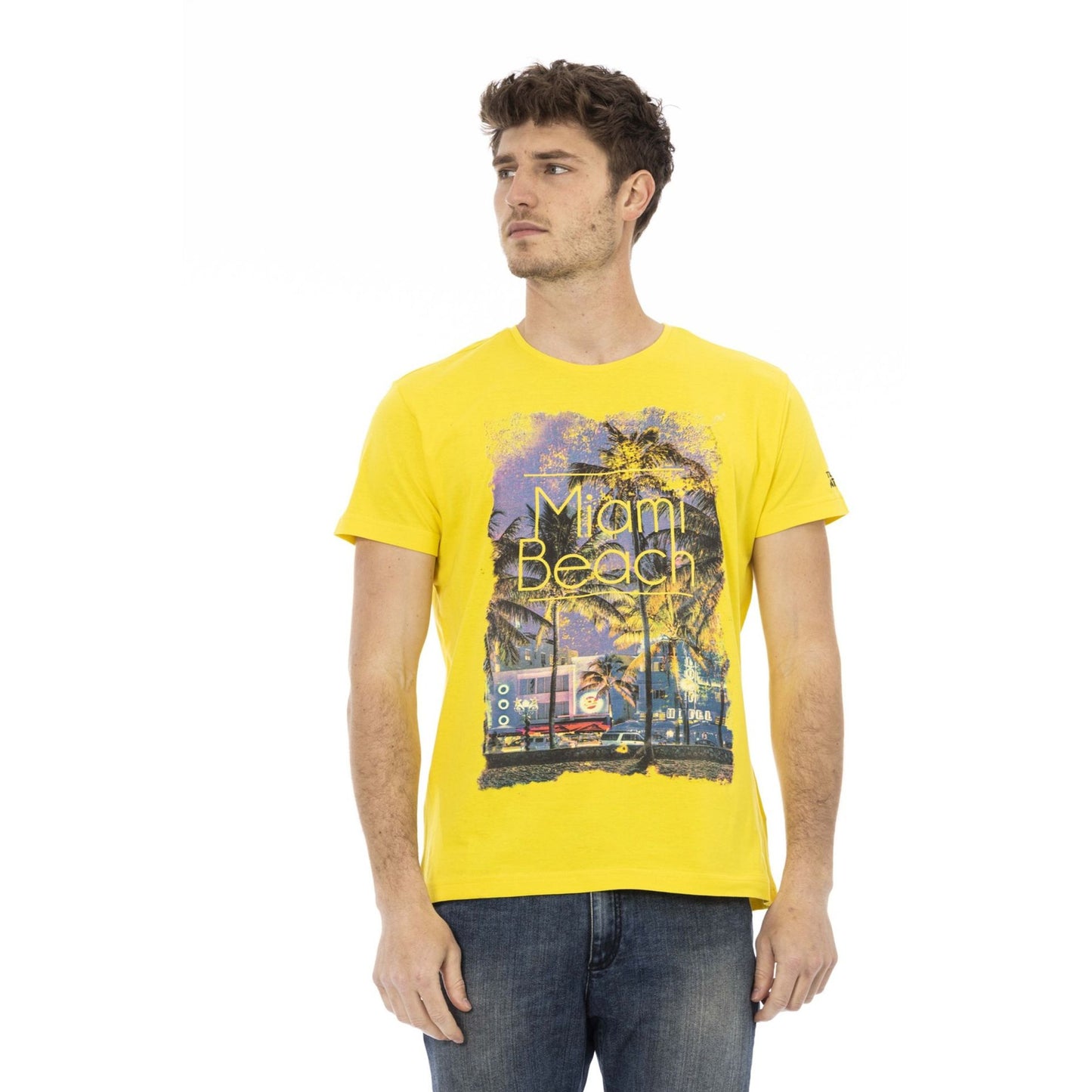 Camiseta de hombre Trussardi Action 90% algodón