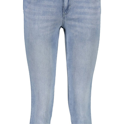Guess Jeans Azzurro Jeans de algodón para mujer