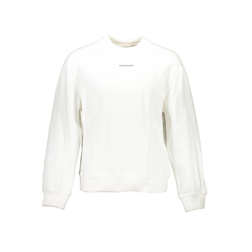Sudadera de algodón Calvin Klein Bianco para hombre